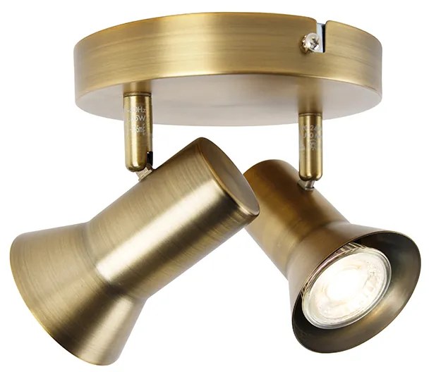 Foco de teto redondo bronze inclinável e rotativo - Karin 2 Design,Moderno,Retro