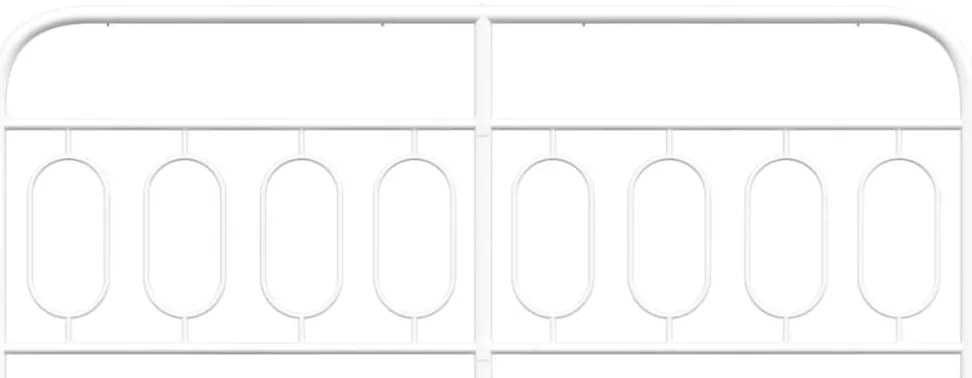 Cabeceira de cama 183 cm metal branco