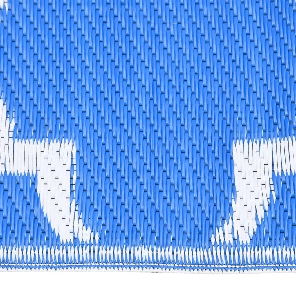 Tapete de exterior 160x230 cm ARAKIL PP azul