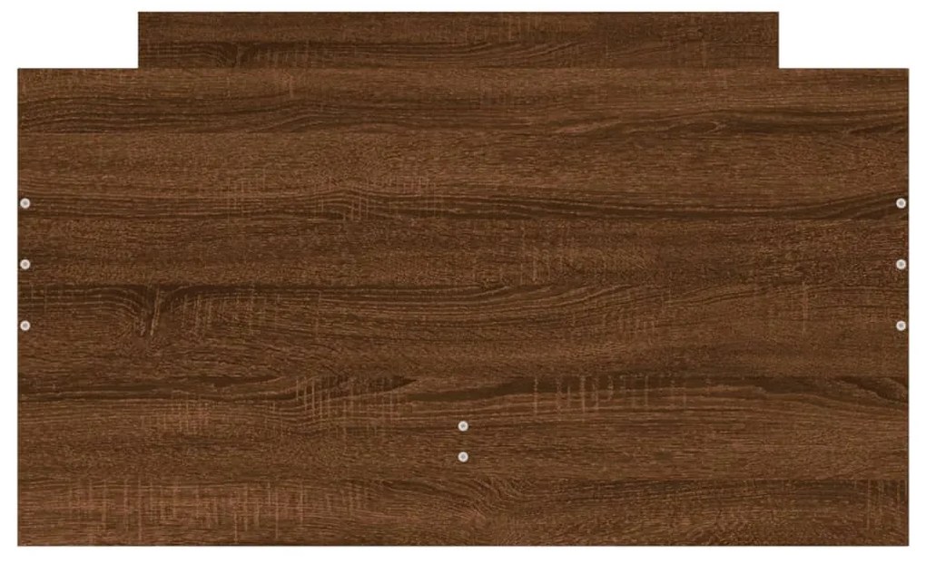 Estrutura de cama com gavetas 90x200 cm carvalho castanho