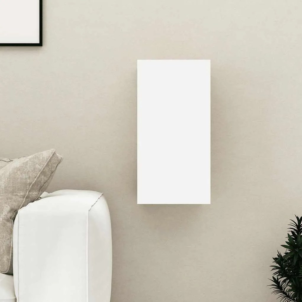 Móvel de TV 30,5x30x60 cm derivados de madeira branco