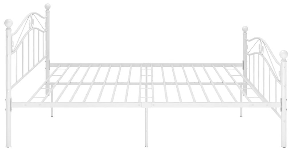 Estrutura de cama metal 160x200 cm branco