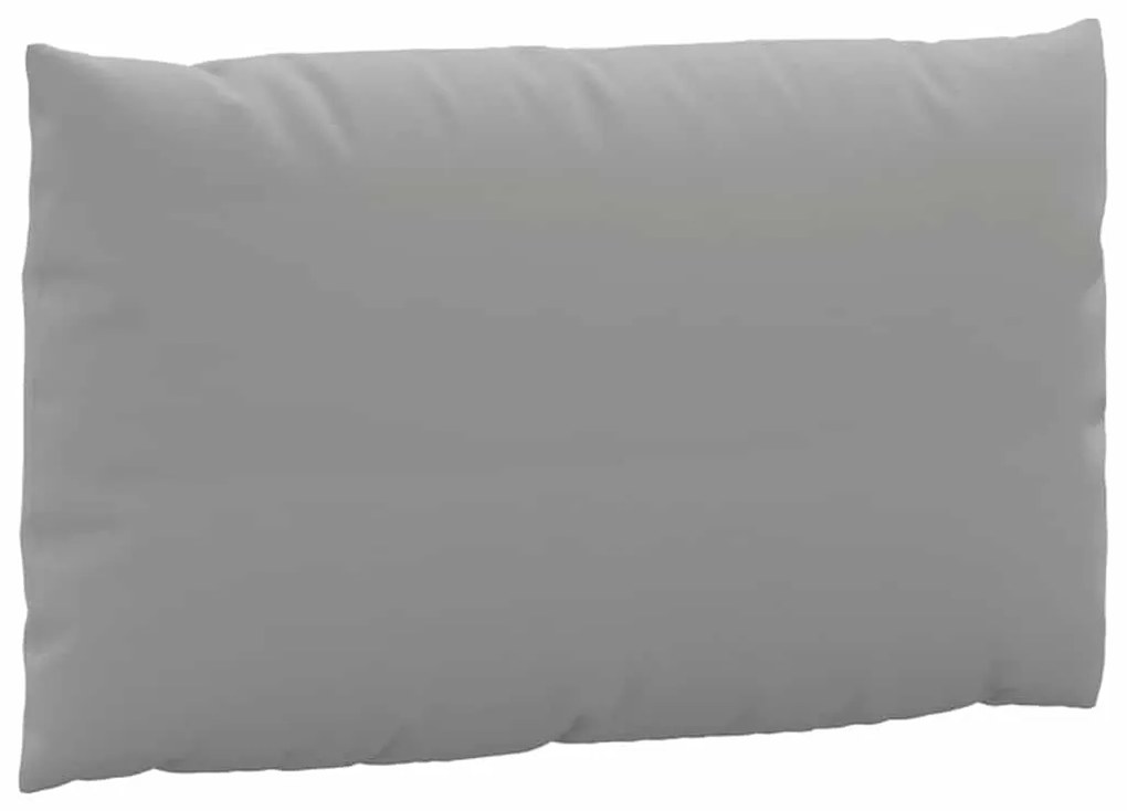 Almofadões p/ móveis de paletes 2 pcs tecido oxford cinzento
