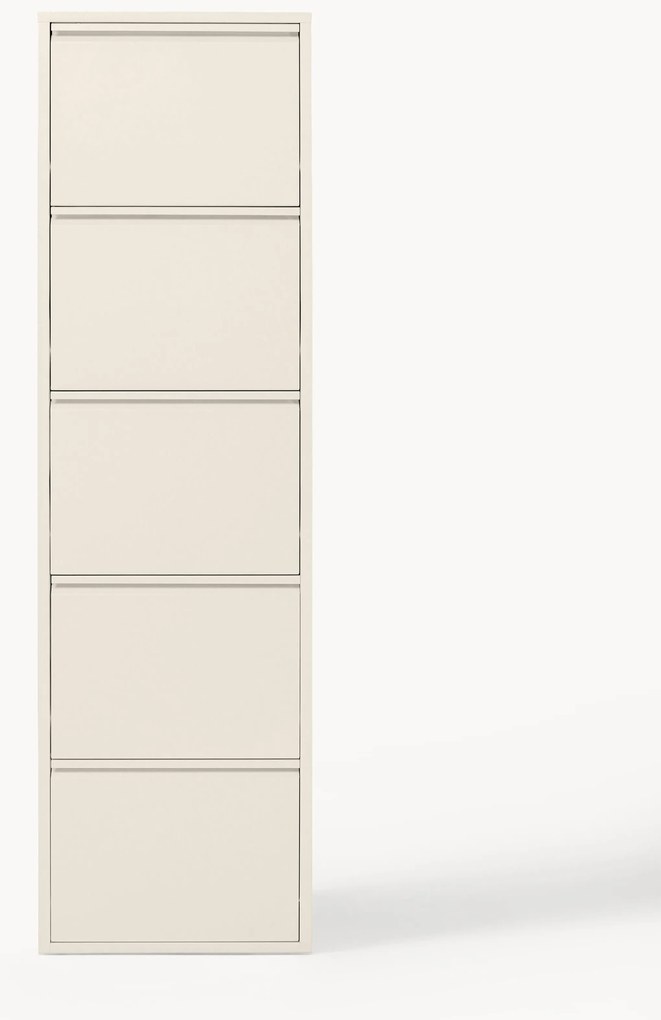 Sapateira de parede com compartimentos rebatíveis Caruso