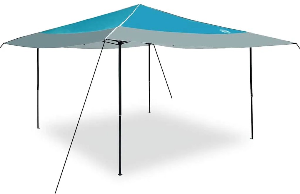 Tenda de Toldo Azul 400 x 400 x 227 / 236 / 245 cm Tecido Oxford