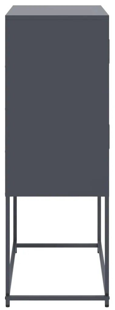 Aparador 68,5x38,5x107 cm aço antracite