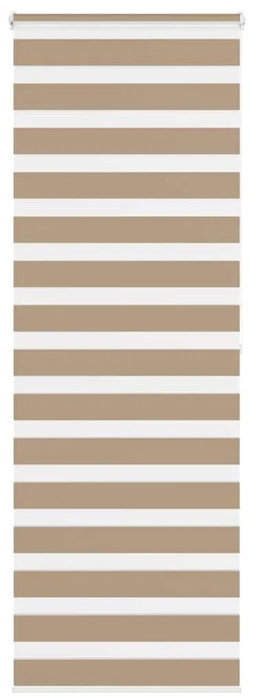 vidaXL Cortina de zebra 80x200 cm largura do tecido 75,9 cm poliéster