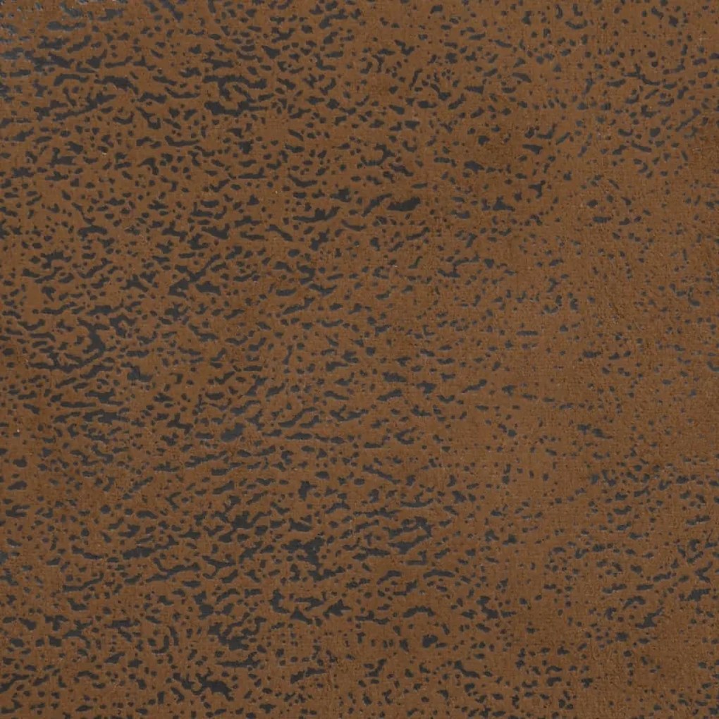 Banco c/ almofadões 113x64,5x75,5cm camurça artificial castanho