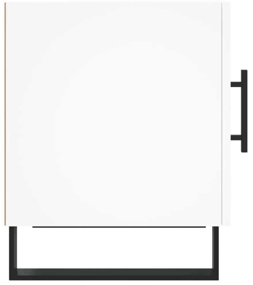 Mesa de cabeceira 2 pcs 40x40x50 cm derivados de madeira branco