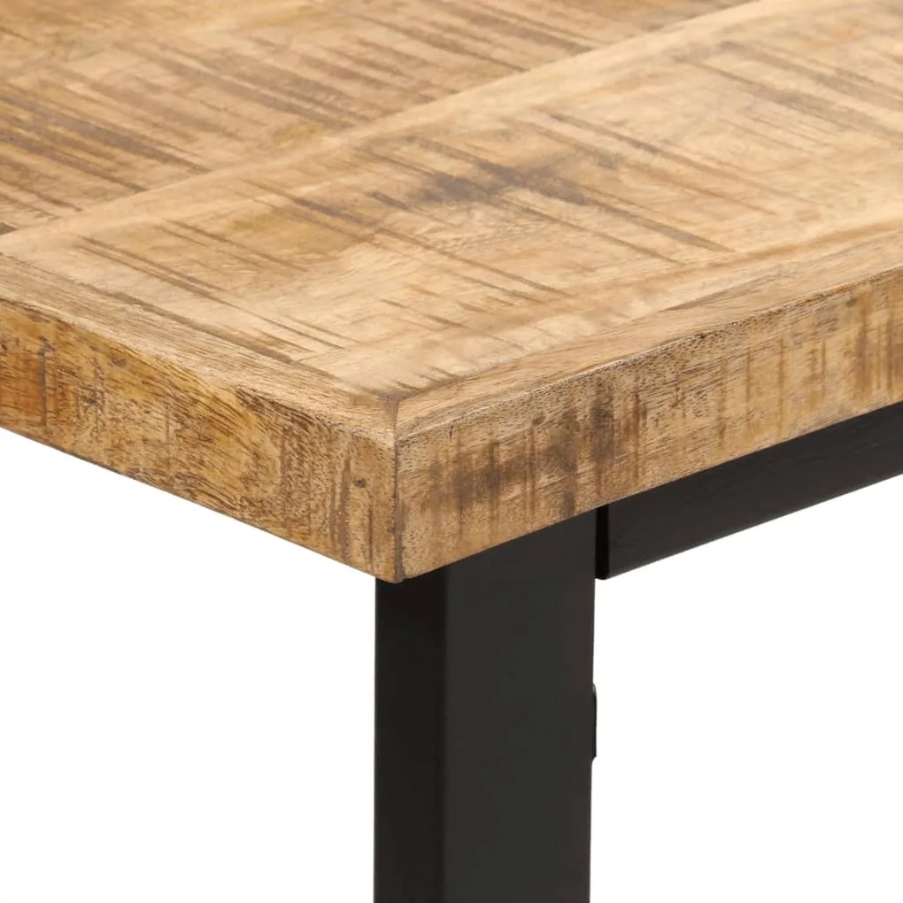 Mesa de jantar 110x55x75 cm madeira de mangueira maciça