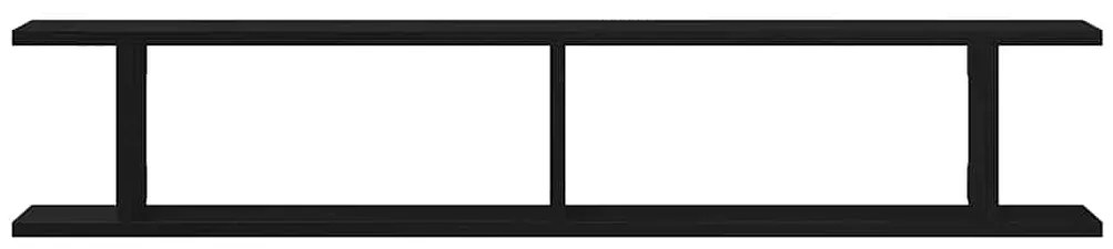 Estantes de parede 2 pcs 105x18x20 cm carvalho preto