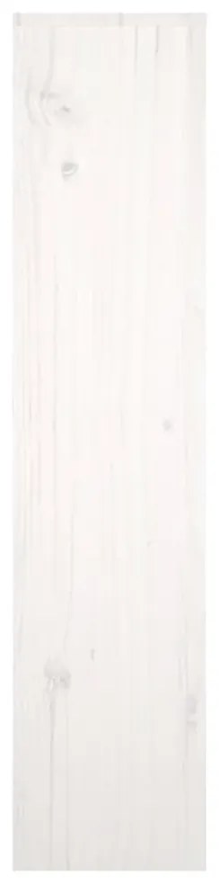 Cobertura de radiador 153 x 19 x 84 cm pinho maciço branca