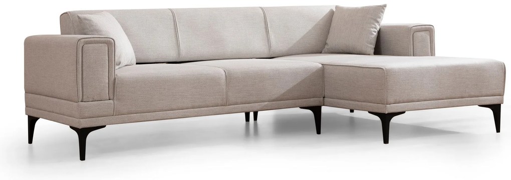 Sofá-Cama de Canto Horizon – Ecru – 250x140 cm