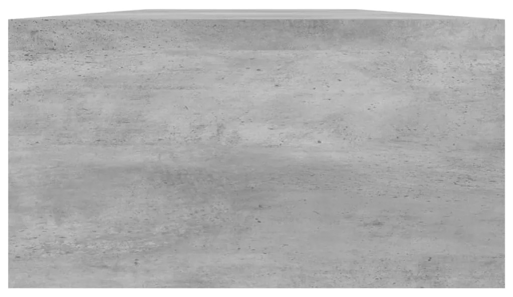Suporte para monitor derivados de madeira cinzento cimento