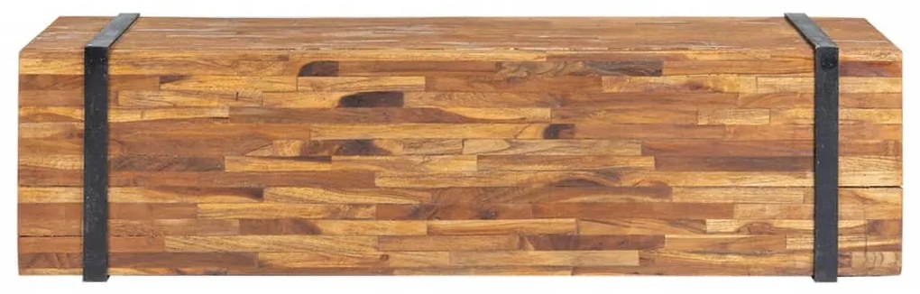 Suporte de TV 110x30x32,5 cm madeira de teca maciça