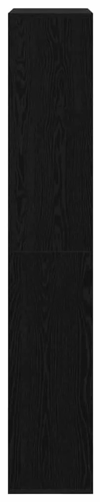 Suporte para Plantas vidaXL Madeira de Carvalho Preto 100x33x187,5 cm