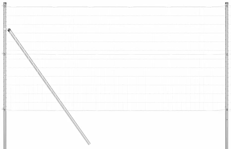 Cerca Euro com 7 postes de 1,4 x 10 m em Aço Galvanizado