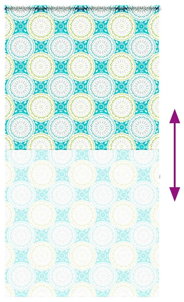 Rolo de Duche Estores com 120x240 cm Largura Tecido 116 cm