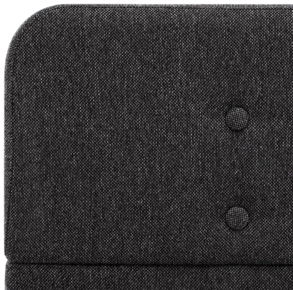 Estrutura de cama 90x200 cm serapilheira cinzento-escuro