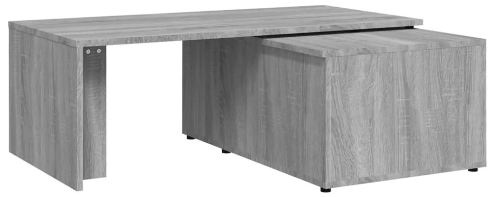 Mesa de centro 150x50x35 cm derivados de madeira cinza sonoma
