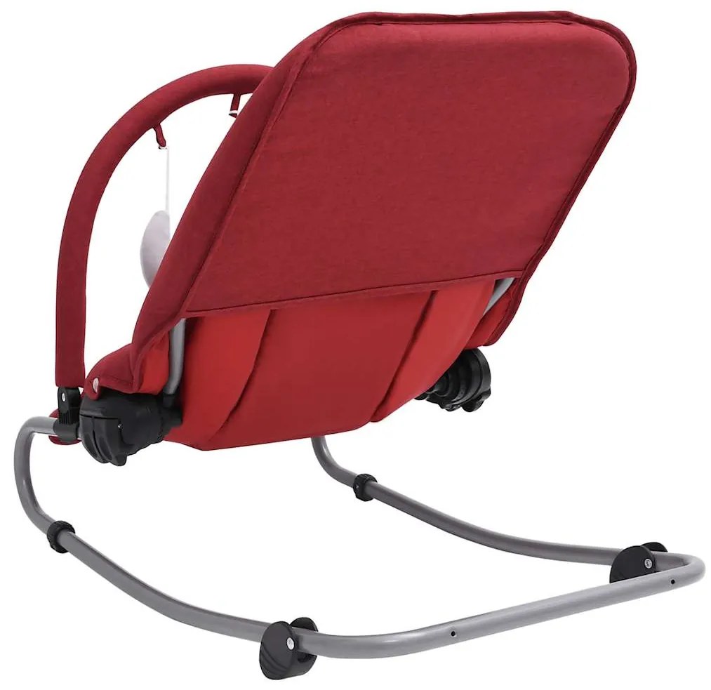 Baloiço de bebé aço vermelho