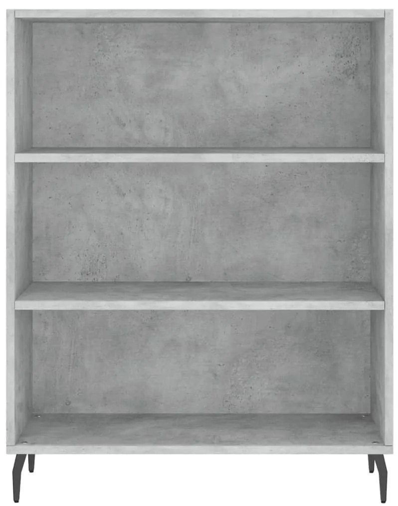 Armário alto 69,5x34x180 cm derivados de madeira cinza cimento