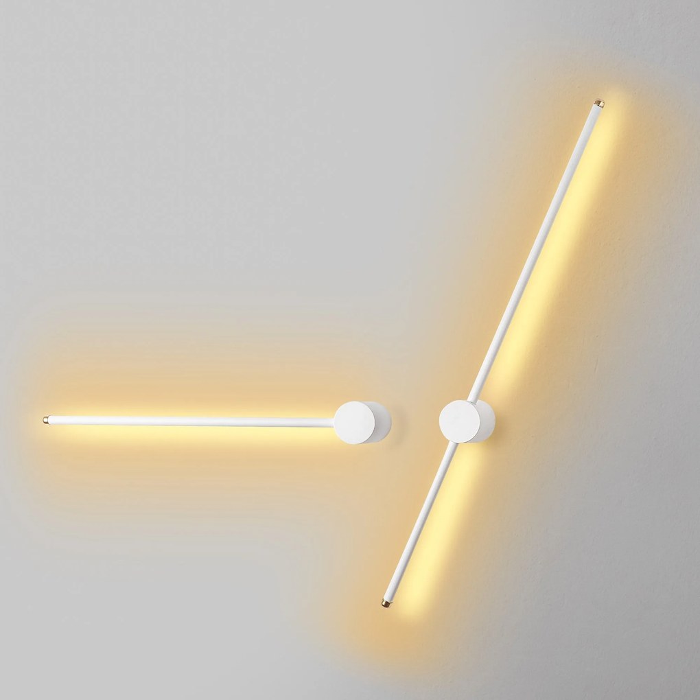 Lâmpada de Parede Sword - Dourada - 91cm x 10cm x 7cm / 62cm x 10cm x