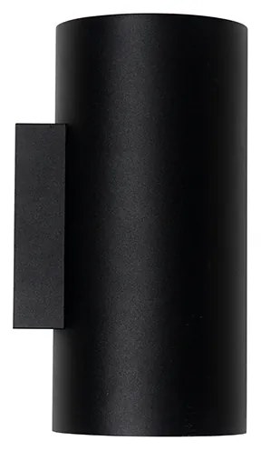 Aplique de parede design preto com dourado - Sab