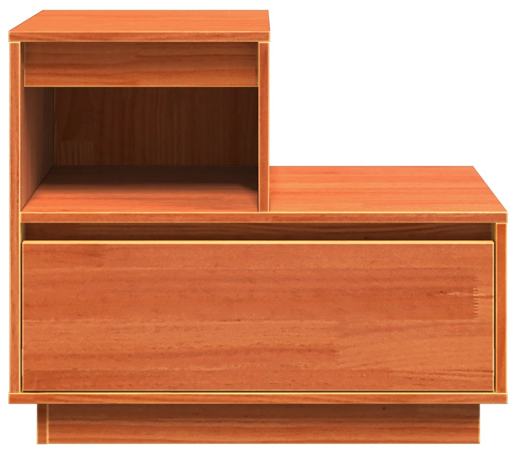 Armário de Cabeceira 2 pcs Castanho-mel 60 x 34 x 51 cm