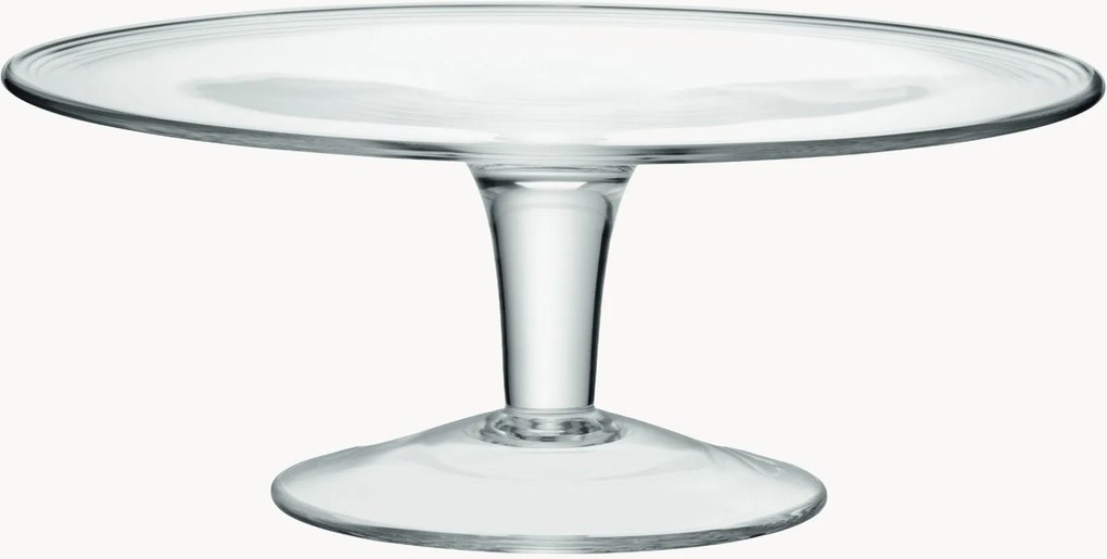 Prato para bolos de vidro artesanal Serve