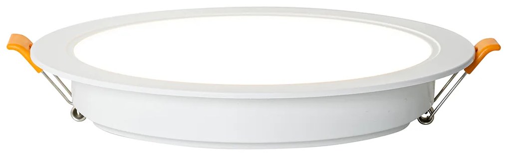 Foco embutido branco 17 cm com LED regulável em Kelvin em 3 etapas - Stephanie Moderno