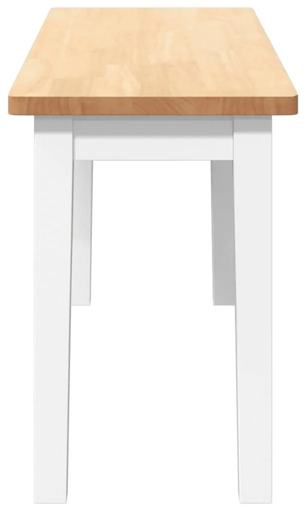 Banco 90 cm madeira seringueira maciça