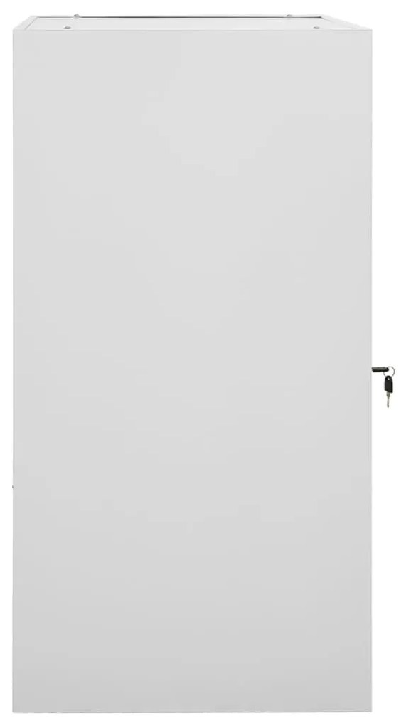Armário para selas 53x53x105 cm aço cinza-claro