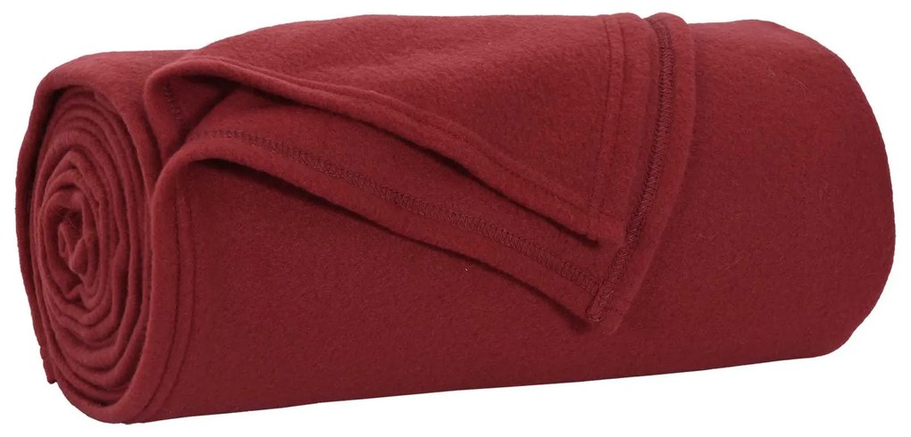 vidaXL Cobertores de Sofá 6 pcs Vermelho Bordeaux 170 x 130 cm Lã