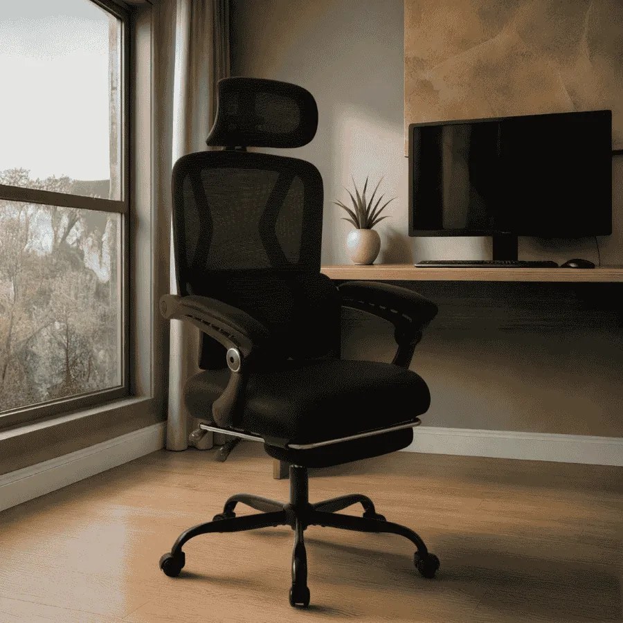 Cadeira de escritório Liberton preta