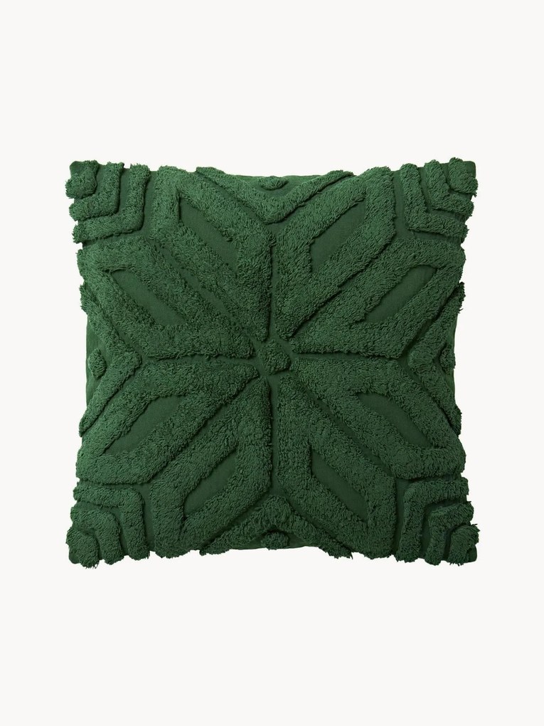 Capa de almofada em algodão com padrão de inverno Nira