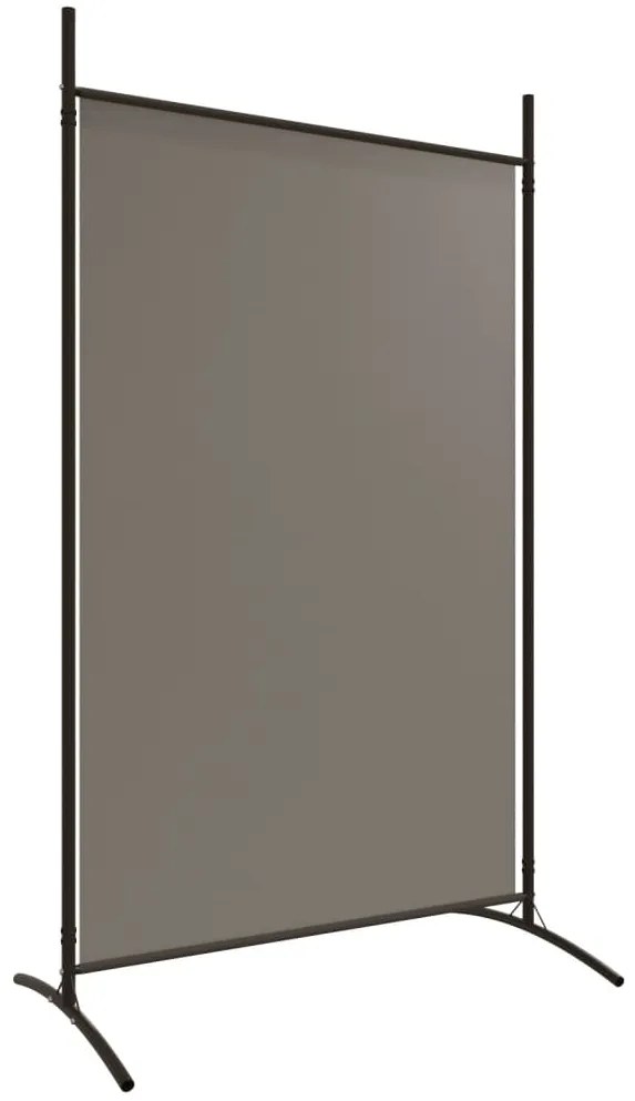 Divisória de quarto com 6 painéis 520x180 cm tecido antracite