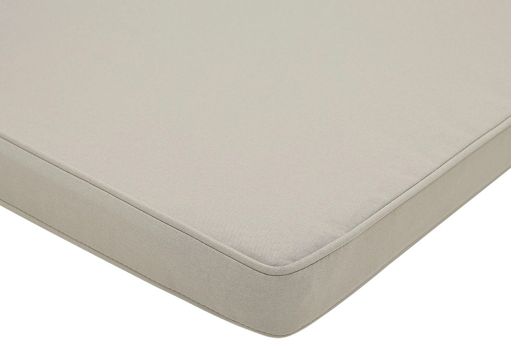 Almofada para banco de jardim taupe 152 x 54 x 5 cm VIVARA Beliani