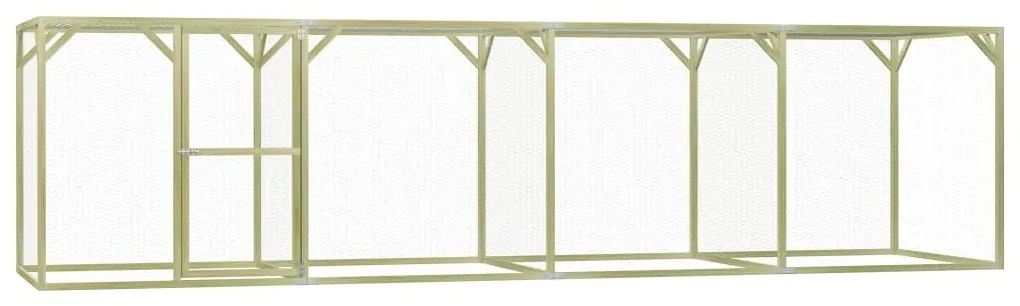 vidaXL Galinheiro 1,5x6x1,5 m madeira de pinho impregnada