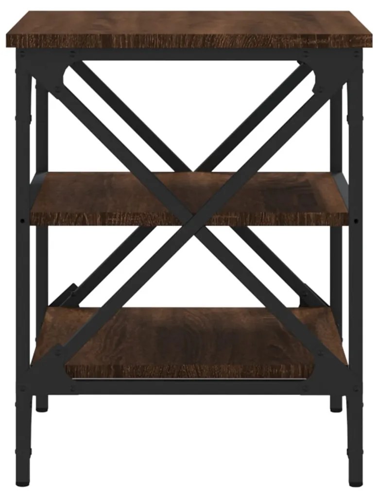 Mesa de apoio 40x42x50 cm derivados madeira carvalho castanho