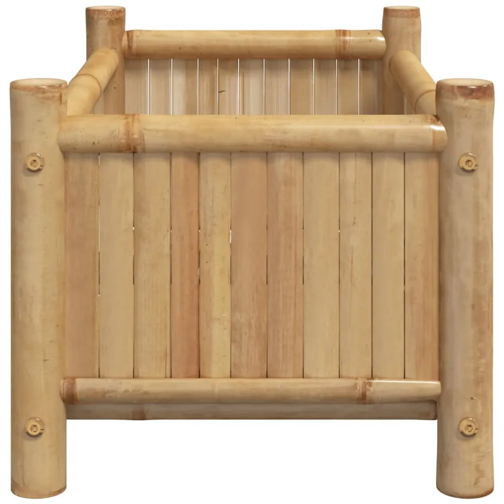 Vaso/floreira de jardim 50x30x25 cm bambu
