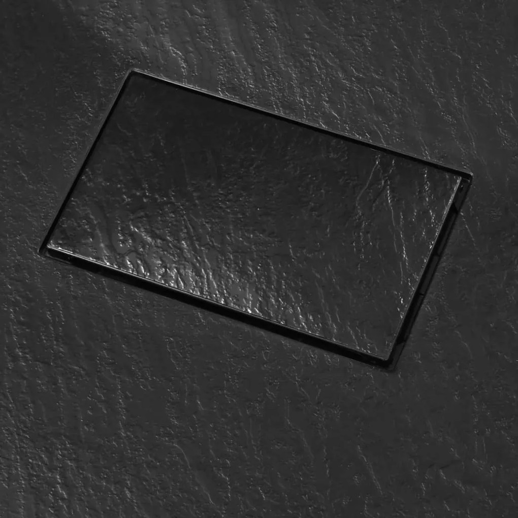 Base de chuveiro SMC 90x80 cm preto