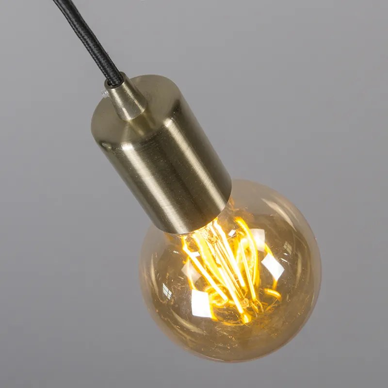 Candeeiro de suspensão moderno dourado - Facil Design,Moderno
