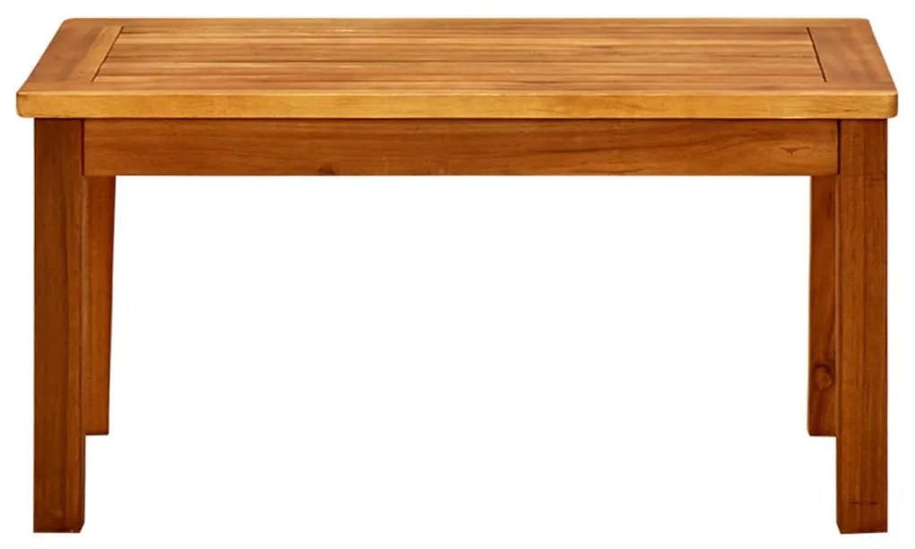 Mesa de centro p/ jardim 70x40x36 cm madeira de acácia maciça