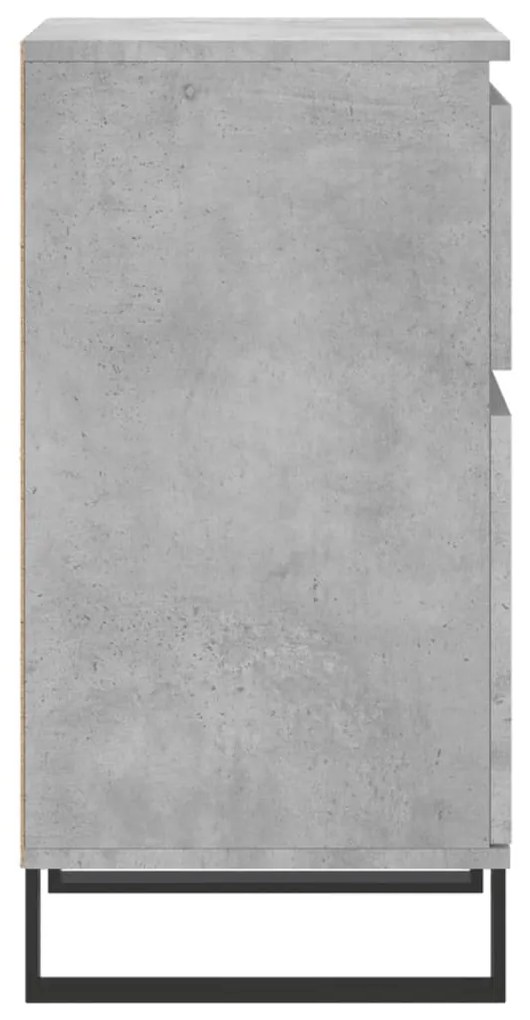 Aparadores 2 pcs 40x35x70 cm derivados de madeira cinza cimento