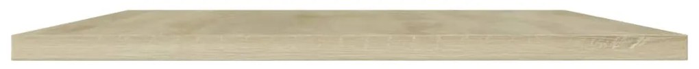 Prateleiras estante 4pcs 80x40x1,5cm contraplacado cor carvalho