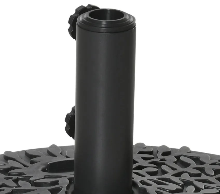 Base de Parede para Chapéu de Sol Suporte Semicircular para Chapéu de