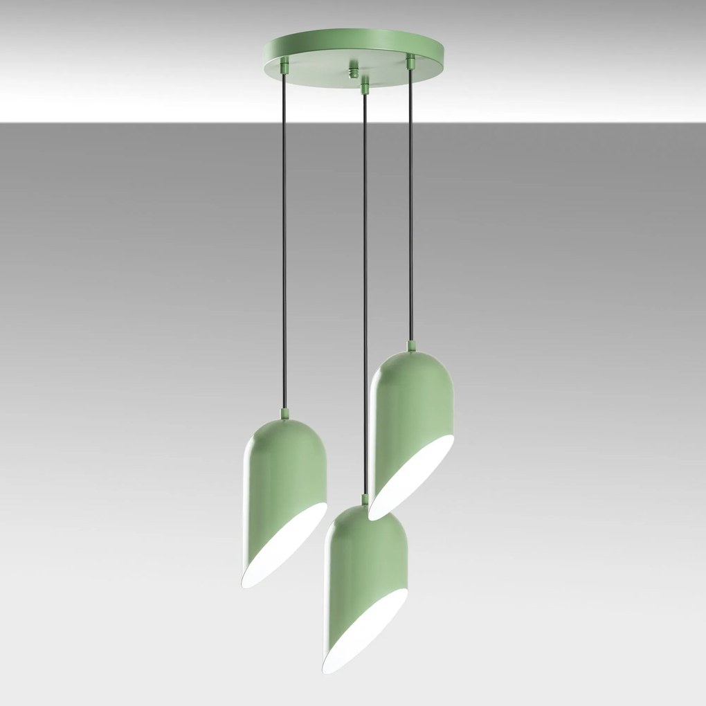 Chandelier Kesik – Mint – Diâmetro 40 cm