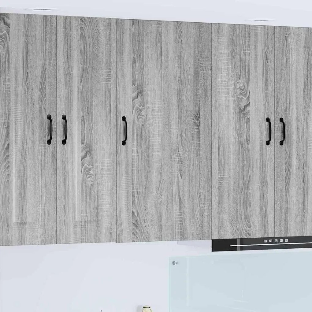 vidaXL Armário de Cozinha com prateleira Cinza Sonoma 50 x 31 x 100 cm