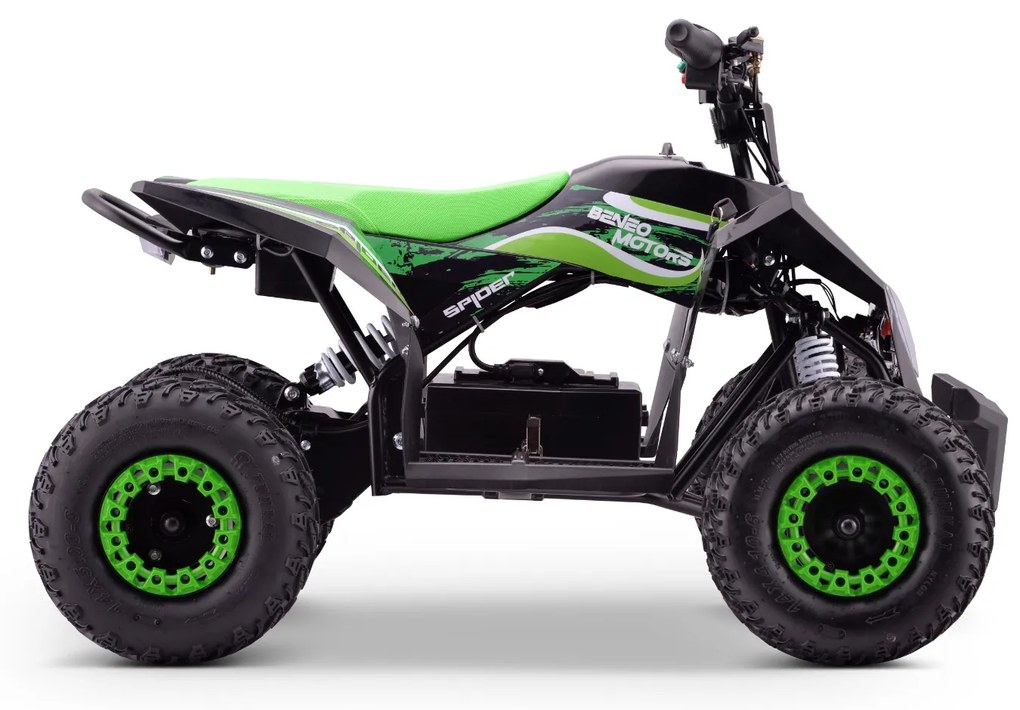 Moto 4 elétrica para crianças Motors SPIDER 1000W Verde